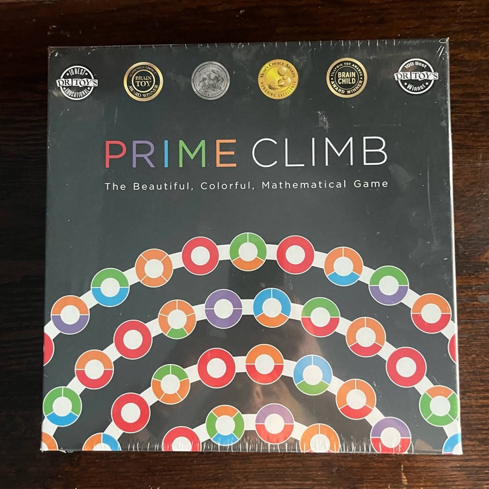 Prime Climb Colorful Mathematical Board Game